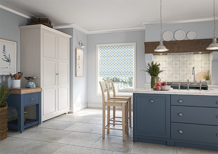 Chatsworth, Blue River - Twist&Fit Roman Blind - Image 6